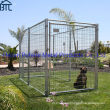 Heavy Duty Black Outdoor Pet Enclosure Dog Kennel Factory
